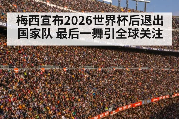 梅西宣布2026世界杯后退出国家队 最后一舞引全球关注（jiuyouhui）